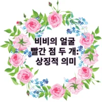 비비의 얼굴 위의 빨간 점 두 개: 상징적 의미